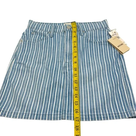 Mother High Waisted Smokin Double Mini Skirt Size 27 - Picture 15 of 16